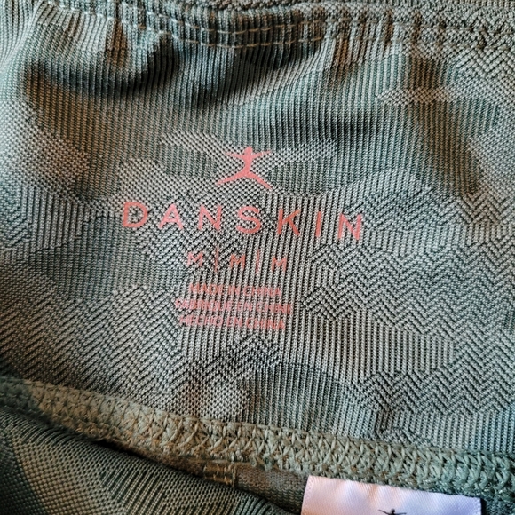 Danskin •Size Medium• Jungle Green Jacquard Hi-Waist Leggings ☆New w/ Tag☆ - Picture 8 of 8